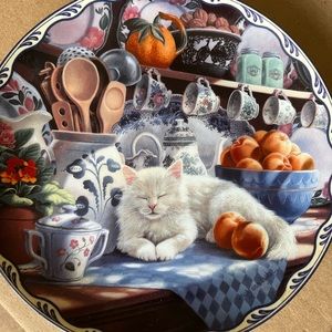 The Bradford exchange cat collection plate